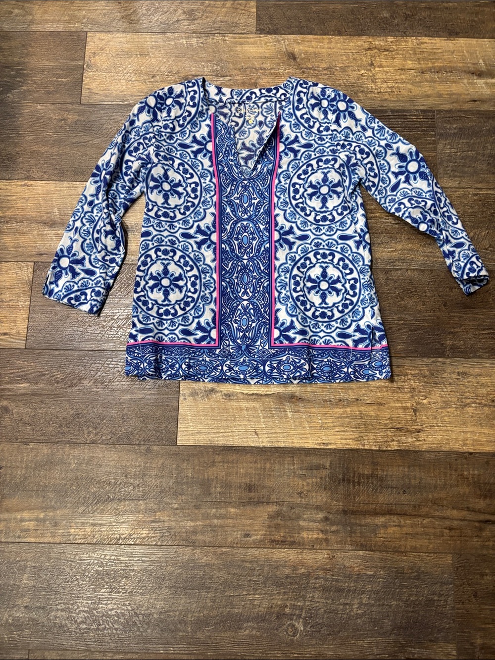 Lilly Pulitzer Amelia Tunic 100% Cotton